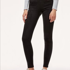Aritzia suede Daria Leggings